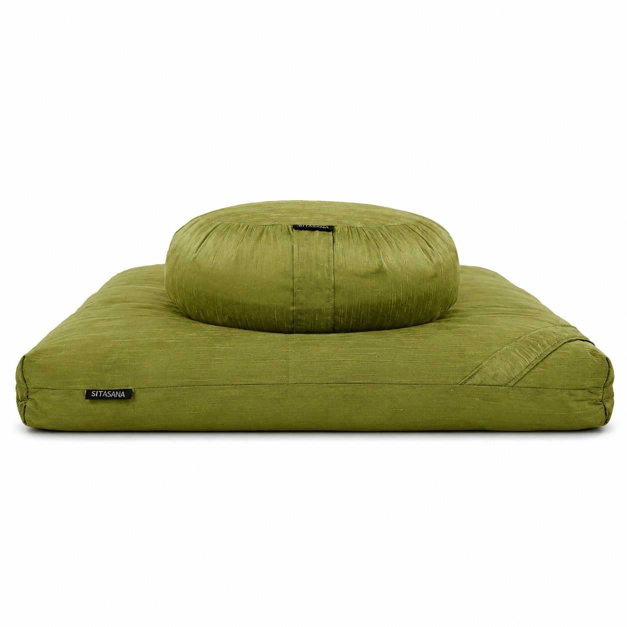 Meditation Cushion Set - Jewel Tone Green