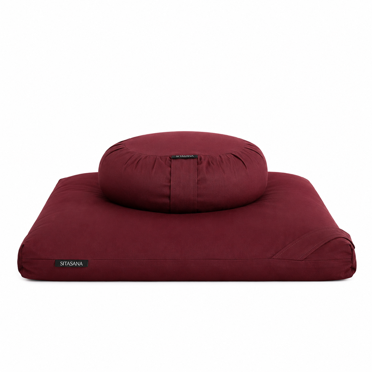Meditation Cushion Set - Wine Red
