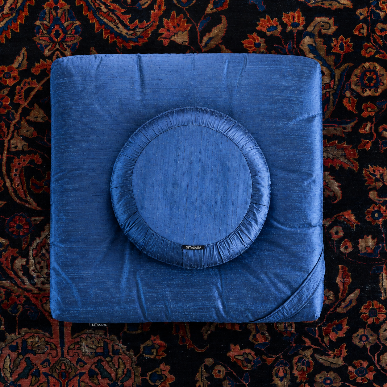 Meditation Cushion Set - Night Blue